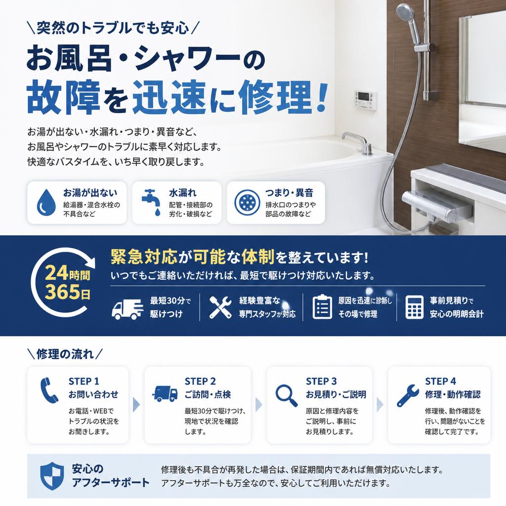 5. 故障時の迅速な修理対応