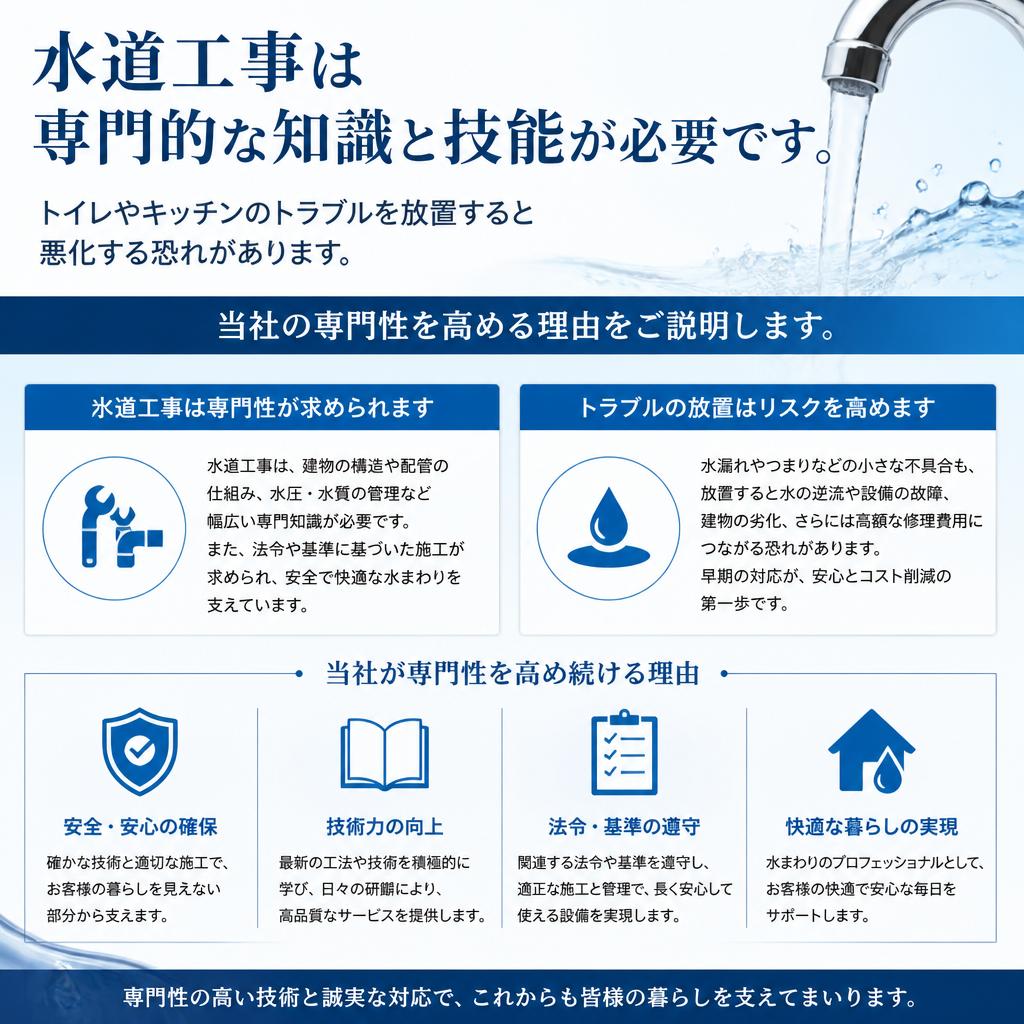なぜ専門業者に依頼すべきか？