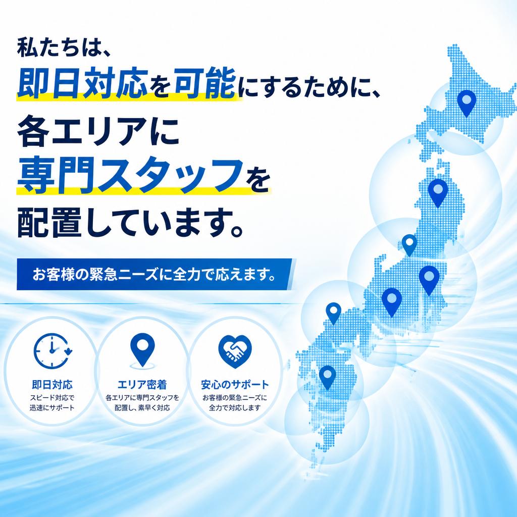 即日対応の理由とは？