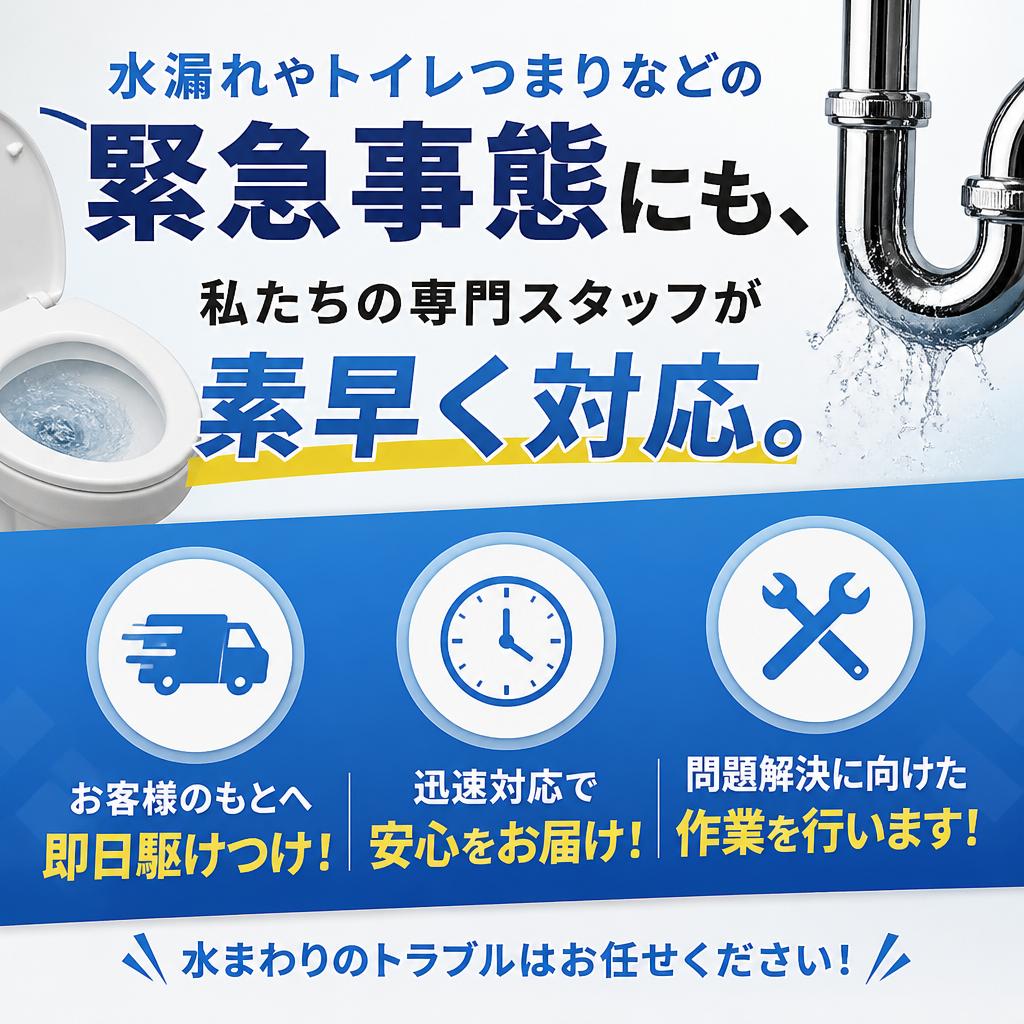 プロの技術で即日対応