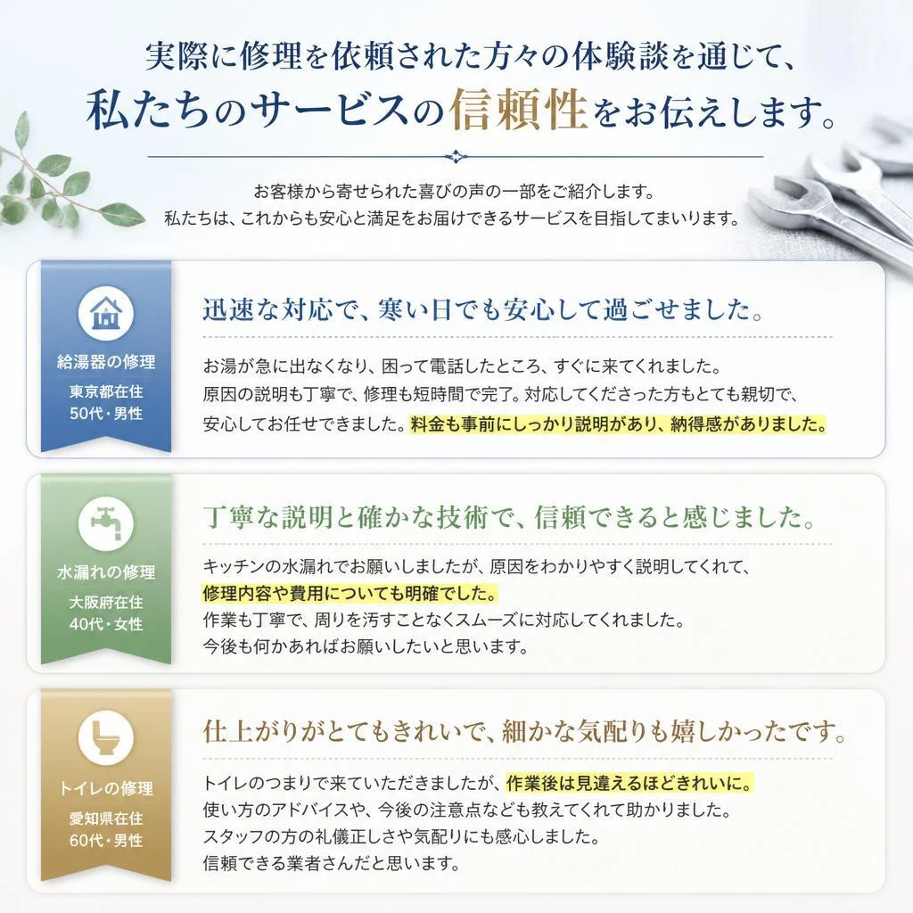 お客様の声
