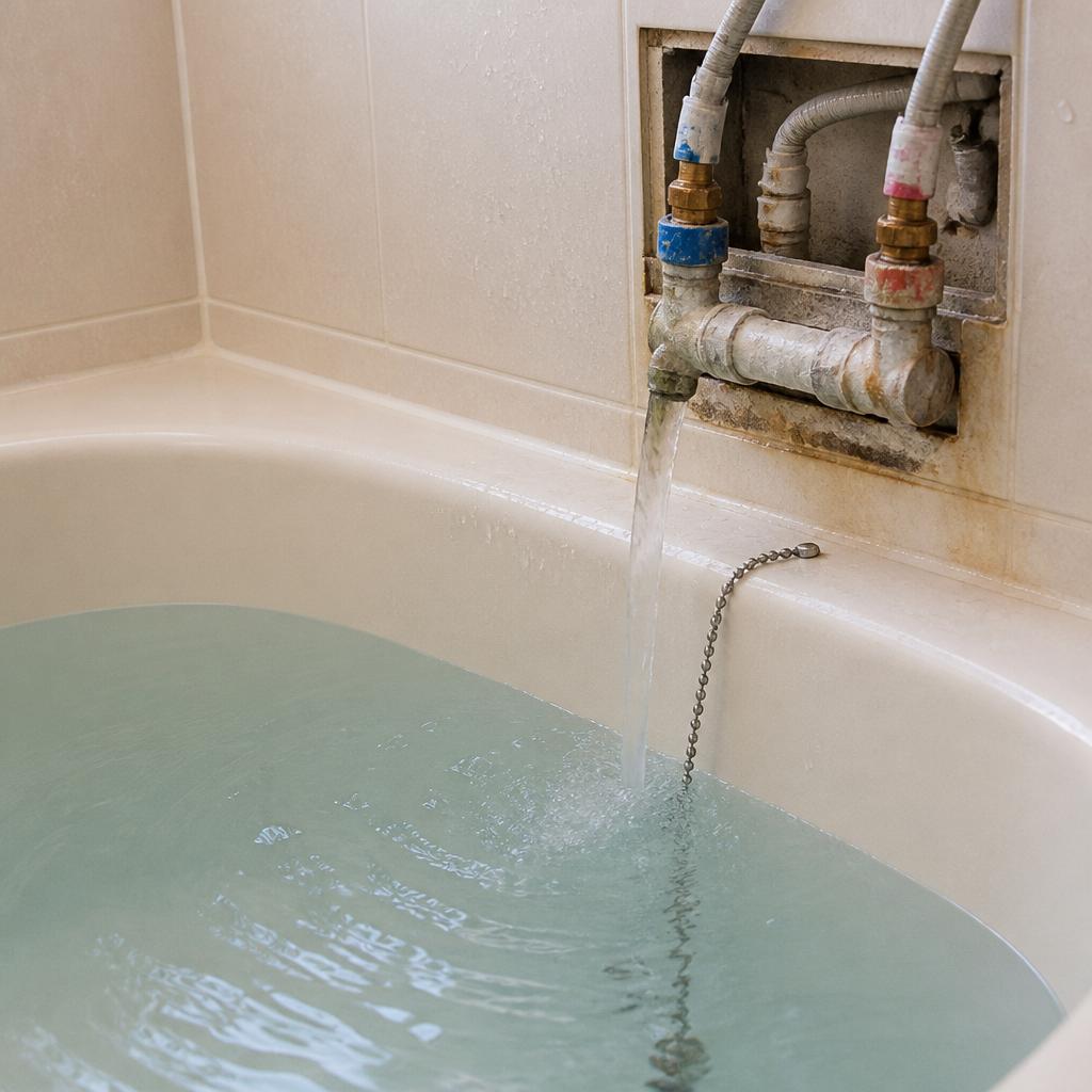 お湯をためると水が減る理由