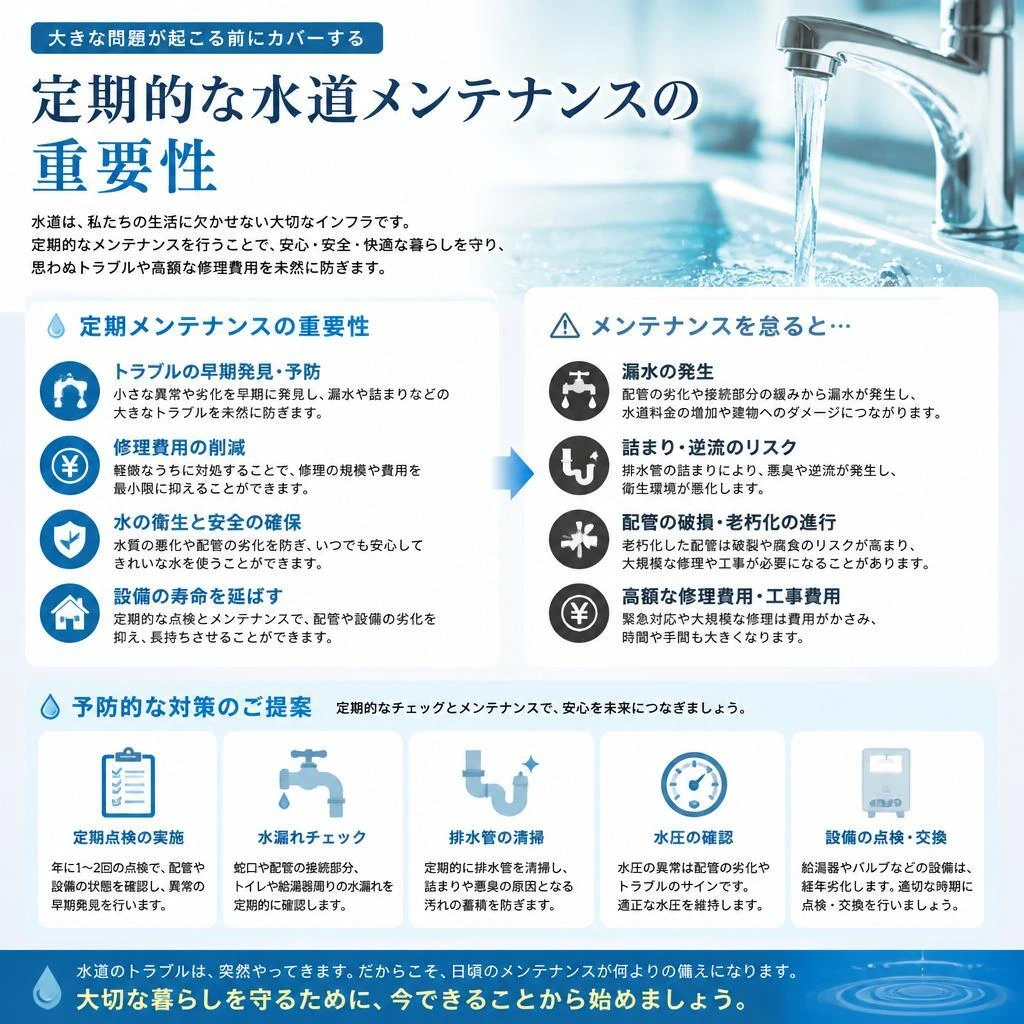 隣接する壁や床が濡れる影響