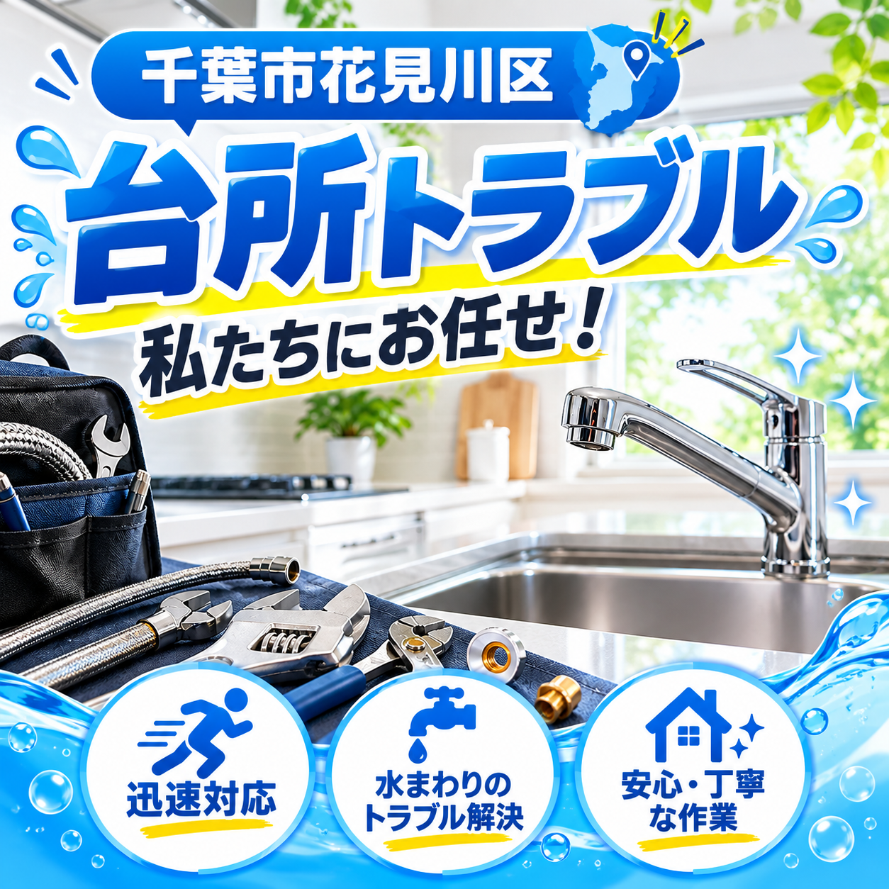 花見川区の台所トラブルは私たちにお任せ！