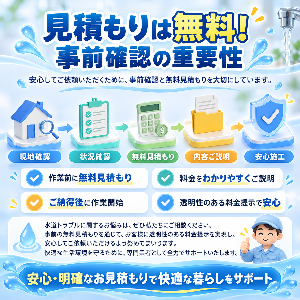5. 見積もりは無料！事前確認の重要性